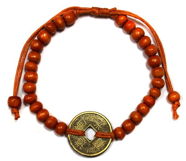 Bracelets Feng shui de Bali Bracelets Fend shui - Orange