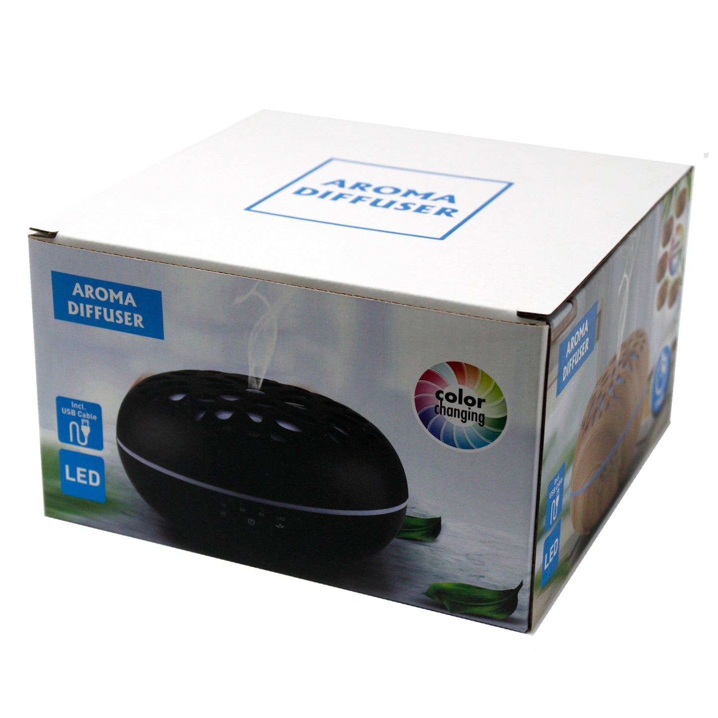Diffuseur Oslo Chrono, USB et LED Couleurs