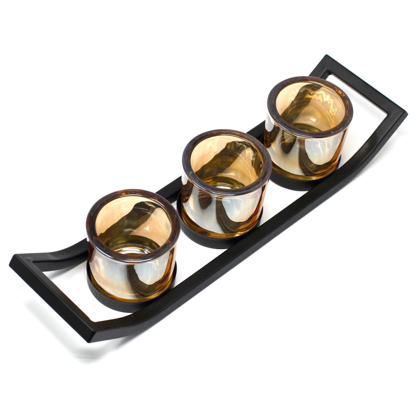 Bougeoir Votif en Fer - 3 Coupes Luge