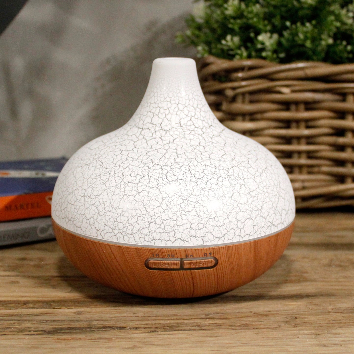 Diffuseur Santorini Chrono, USB et LED couleurs