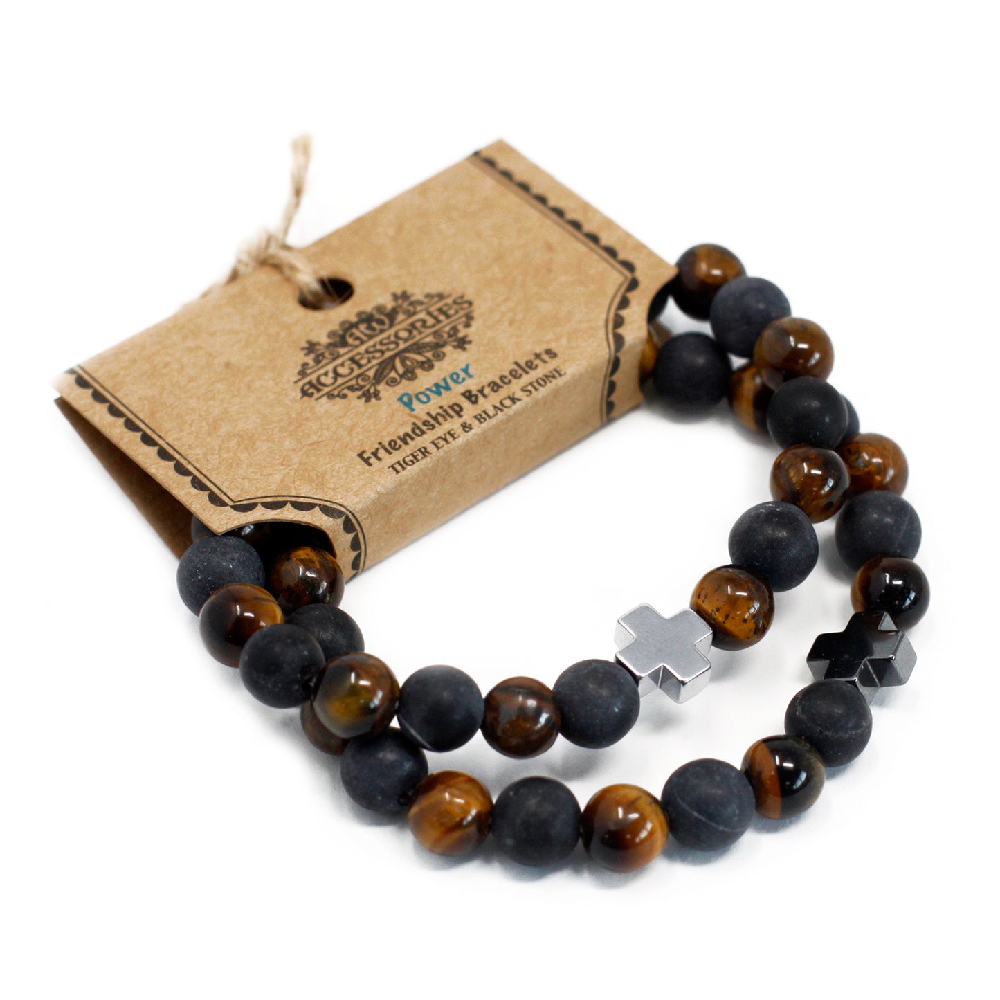 Lot de 2 Bracelets Amitié - Force