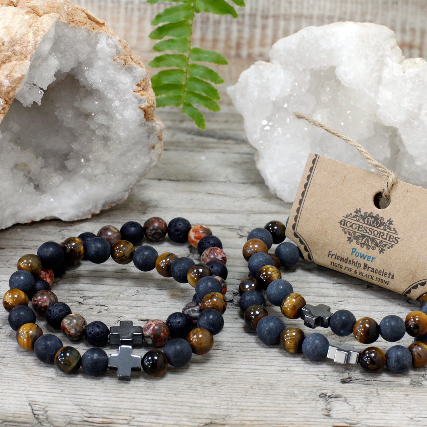 Lot de 2 Bracelets Amitié - Force