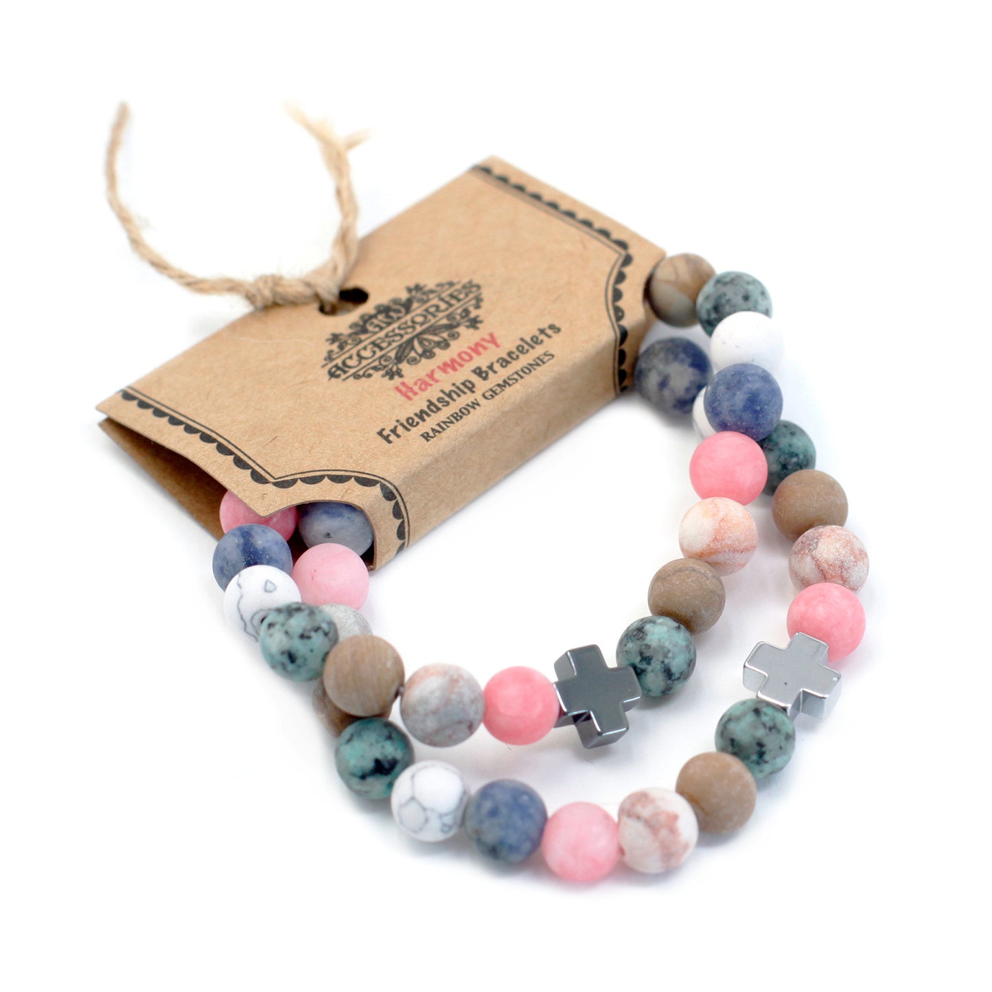 Lot de 2 Bracelets Amitié - Harmonie