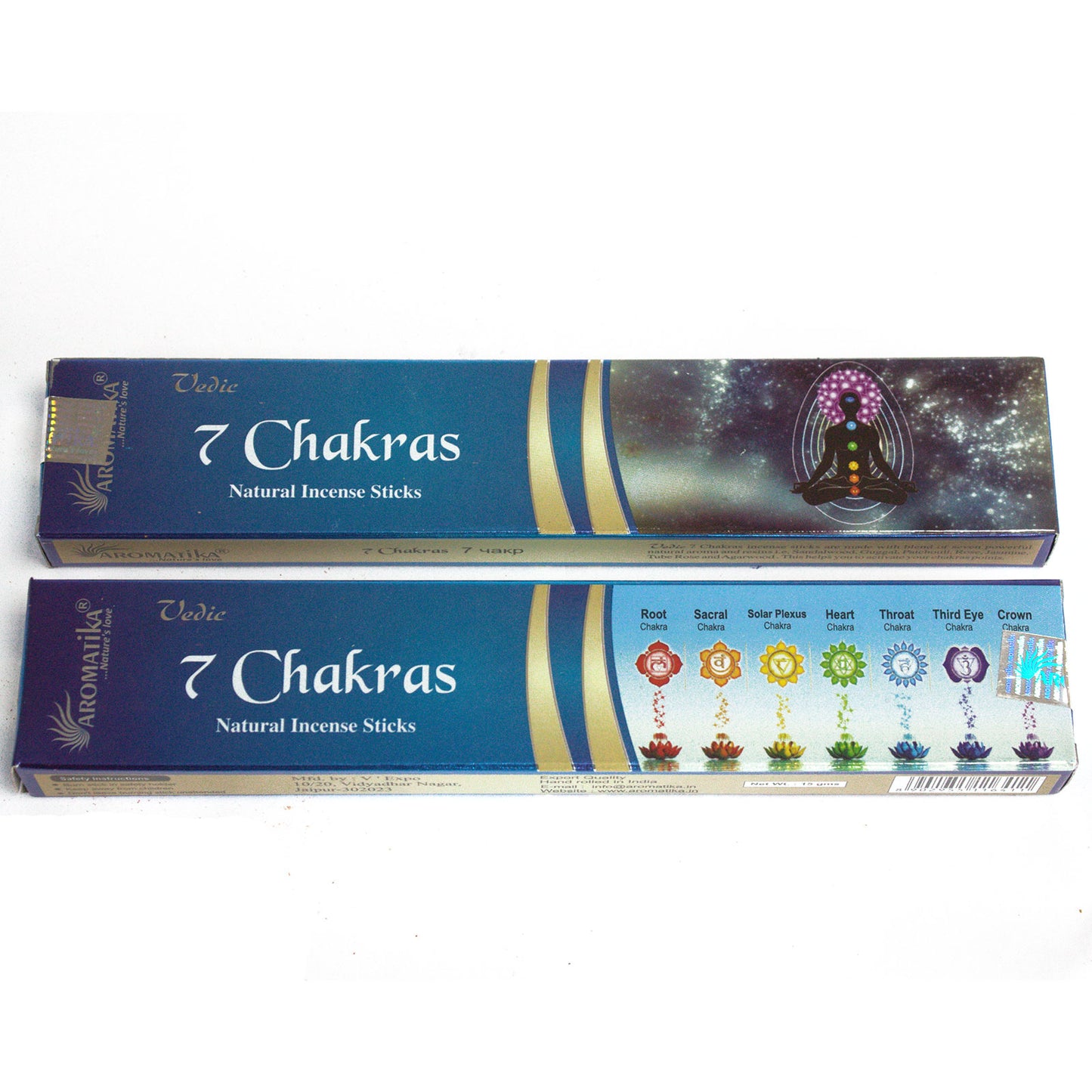 Bâtons d'encens Védique - 7 Chakras
