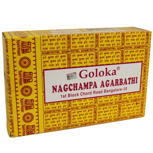 Goloka Nagchampa Bâtons d'Encens 16g