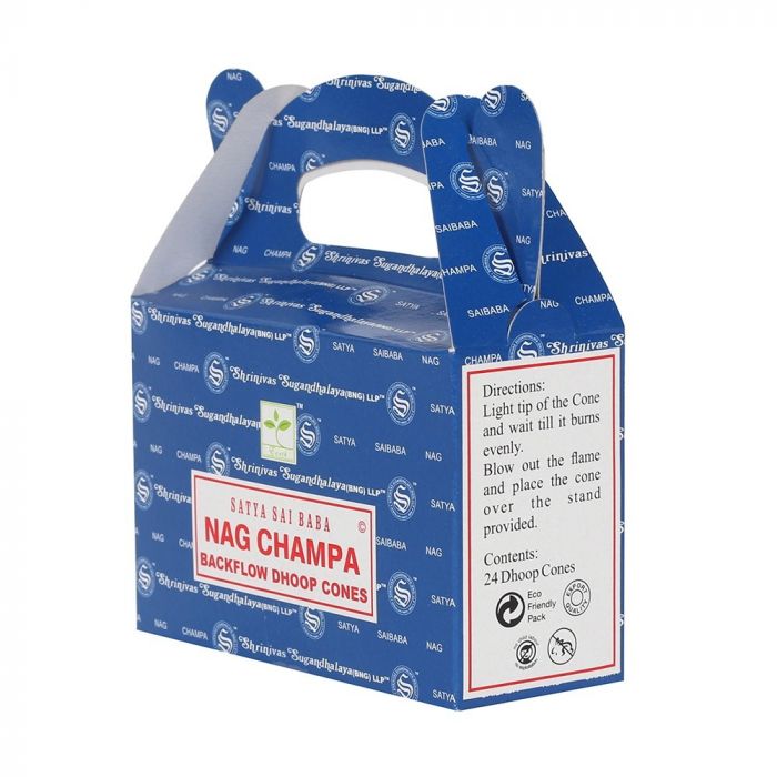 Cônes parfumés Satya "Flowing Smoke" - Nag Champa (24pcs)