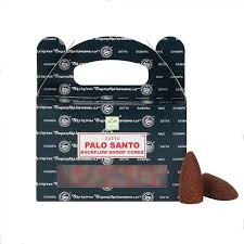 Cônes parfumés Satya "Flowing Smoke" - Palo Santo (24pcs)