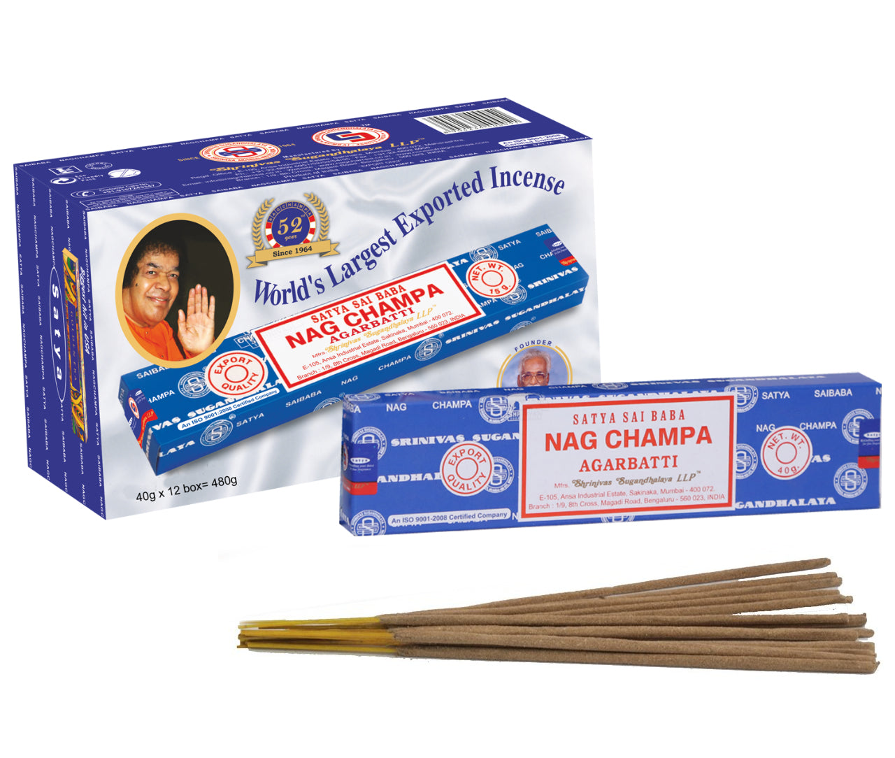 Encens exotiques Nag Champa 40g