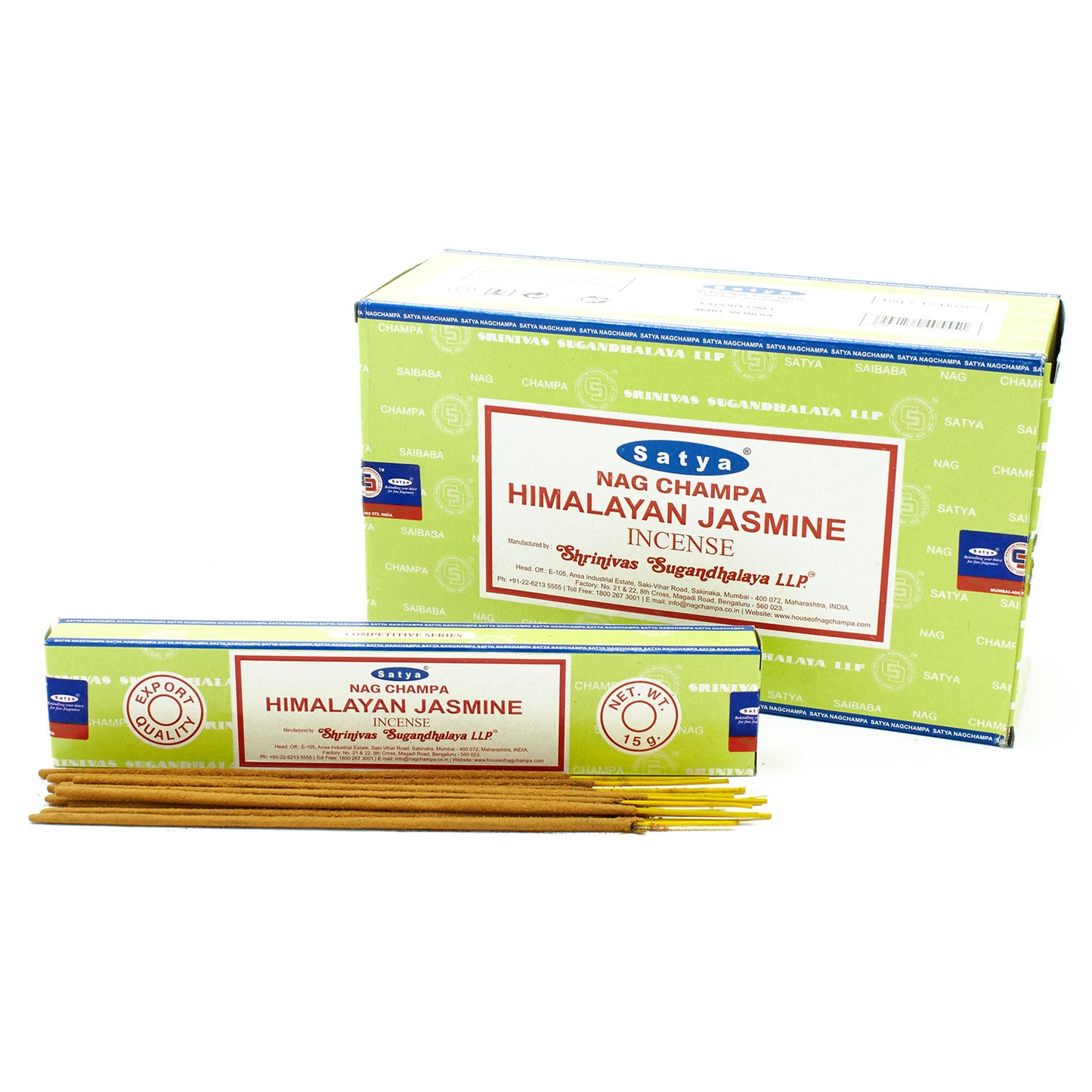 Bâtonnets d'encens Satya 15g - Jasmin de l'Himalaya