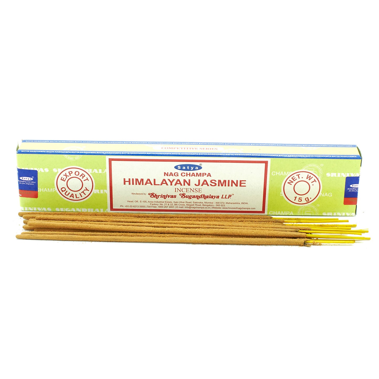Bâtonnets d'encens Satya 15g - Jasmin de l'Himalaya