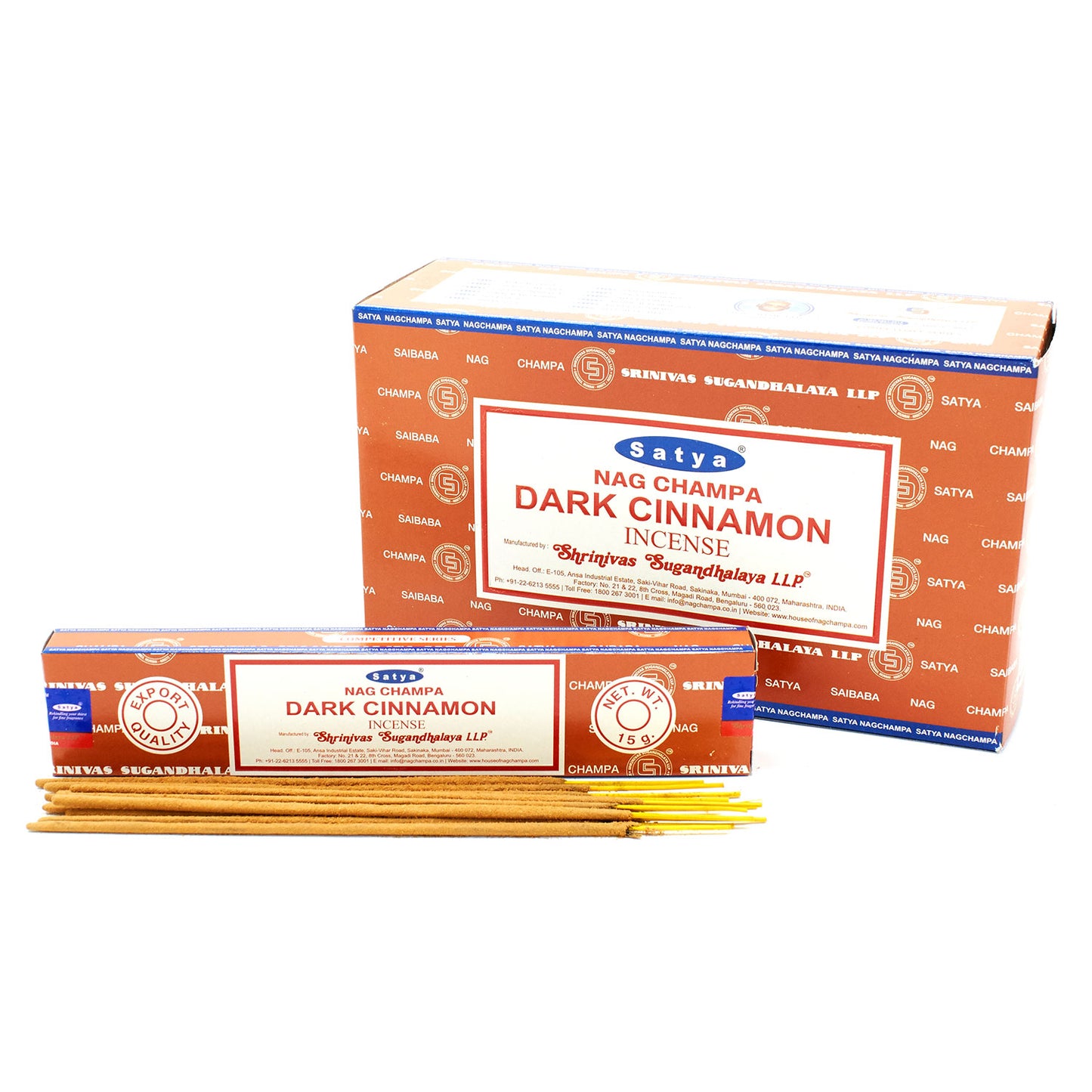 Bâtonnets d'encens Satya 15g - Canelle