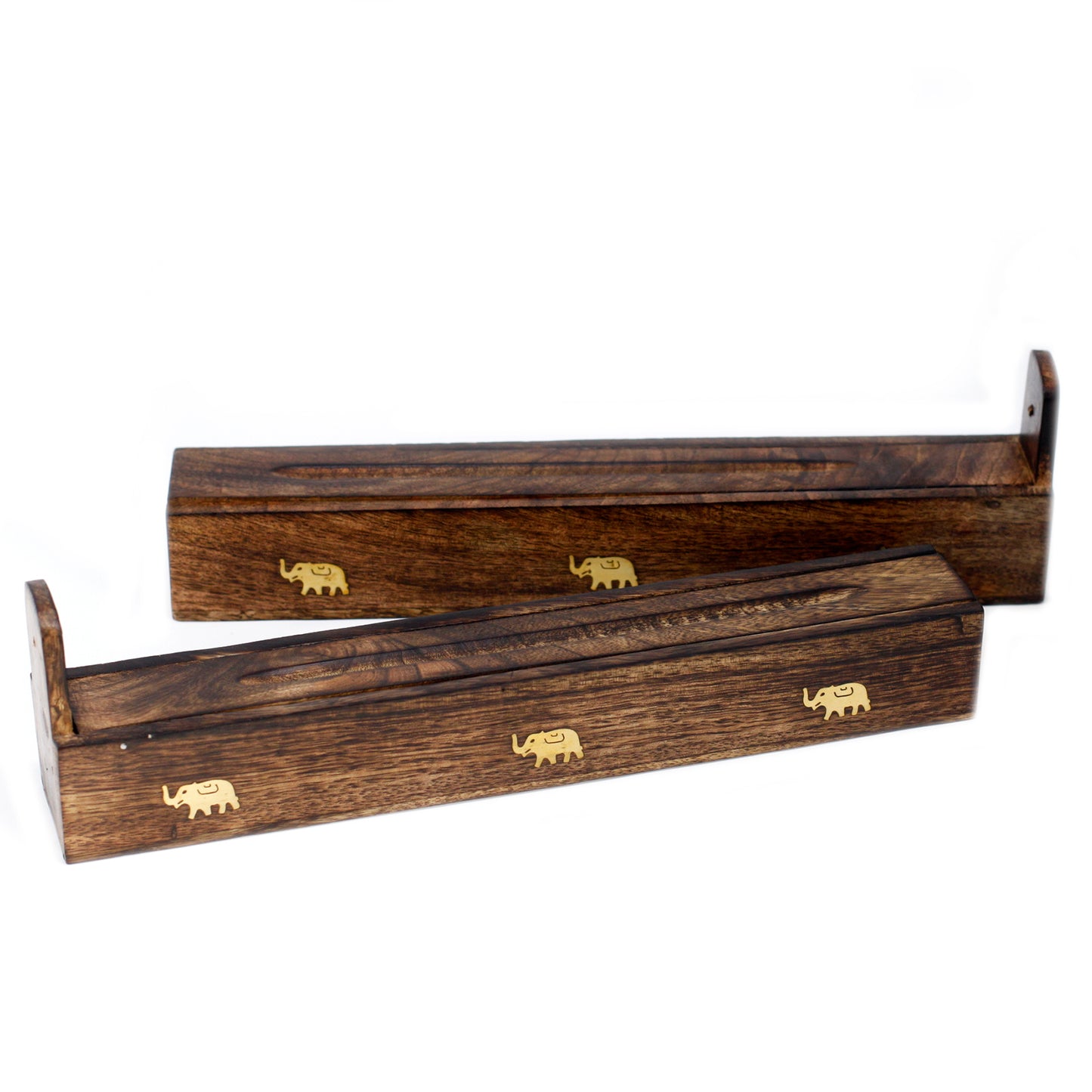 Boite pour encens en bois de Manguier - Assortis