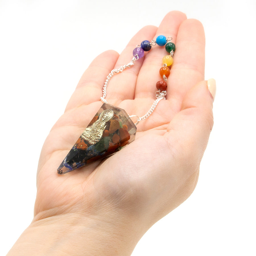 Pendule Orgonite de Puissance Chakra - Bouddha