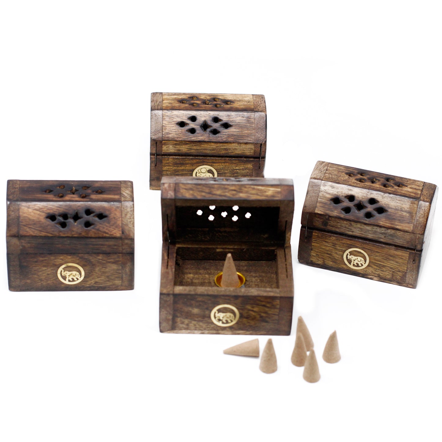 Petite Boite pour cones - bois de Manguier