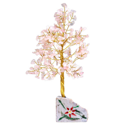 Arbres à gemme d'Inde Quartz Rose- 320 Pierres