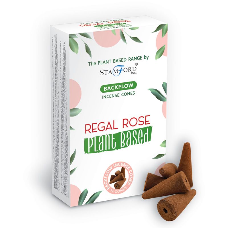 Cônes d'encens à base de plantes - Regal Rose
