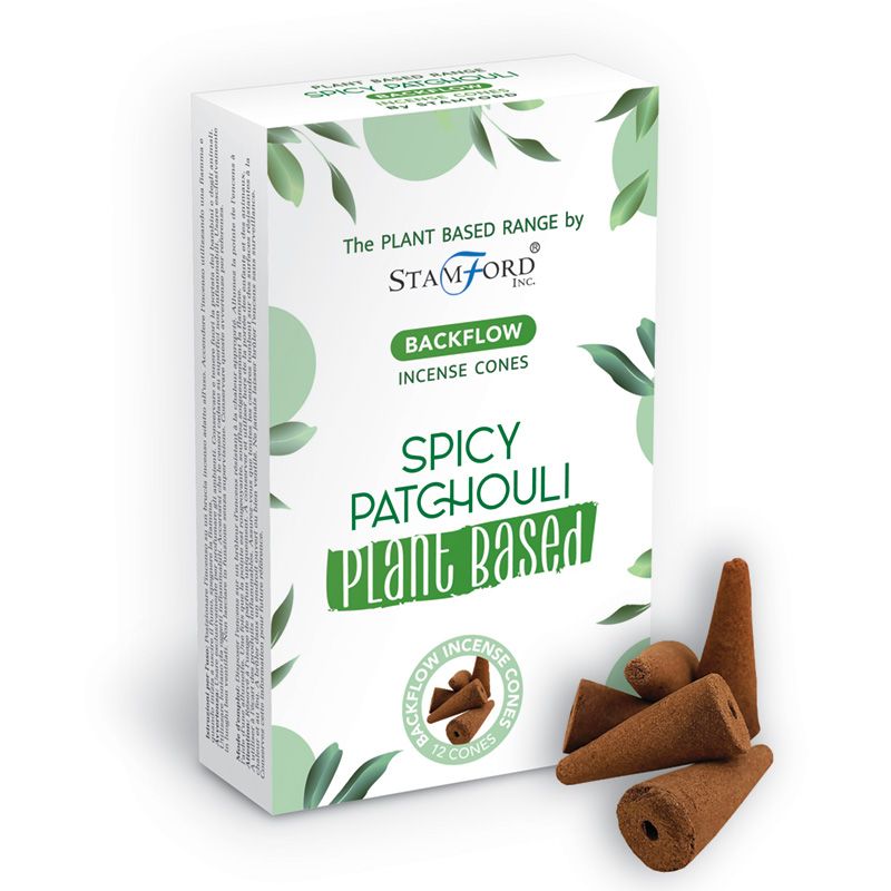 Cônes d'encens à base de plantes - Patchouli épicé