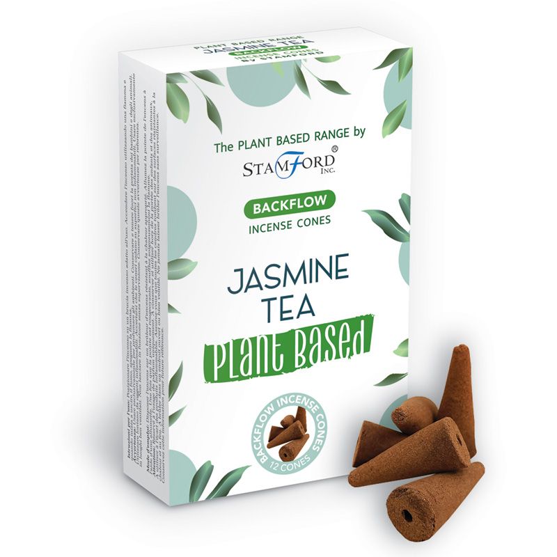 Cônes d'encens à base de plantes - Thé au jasmin