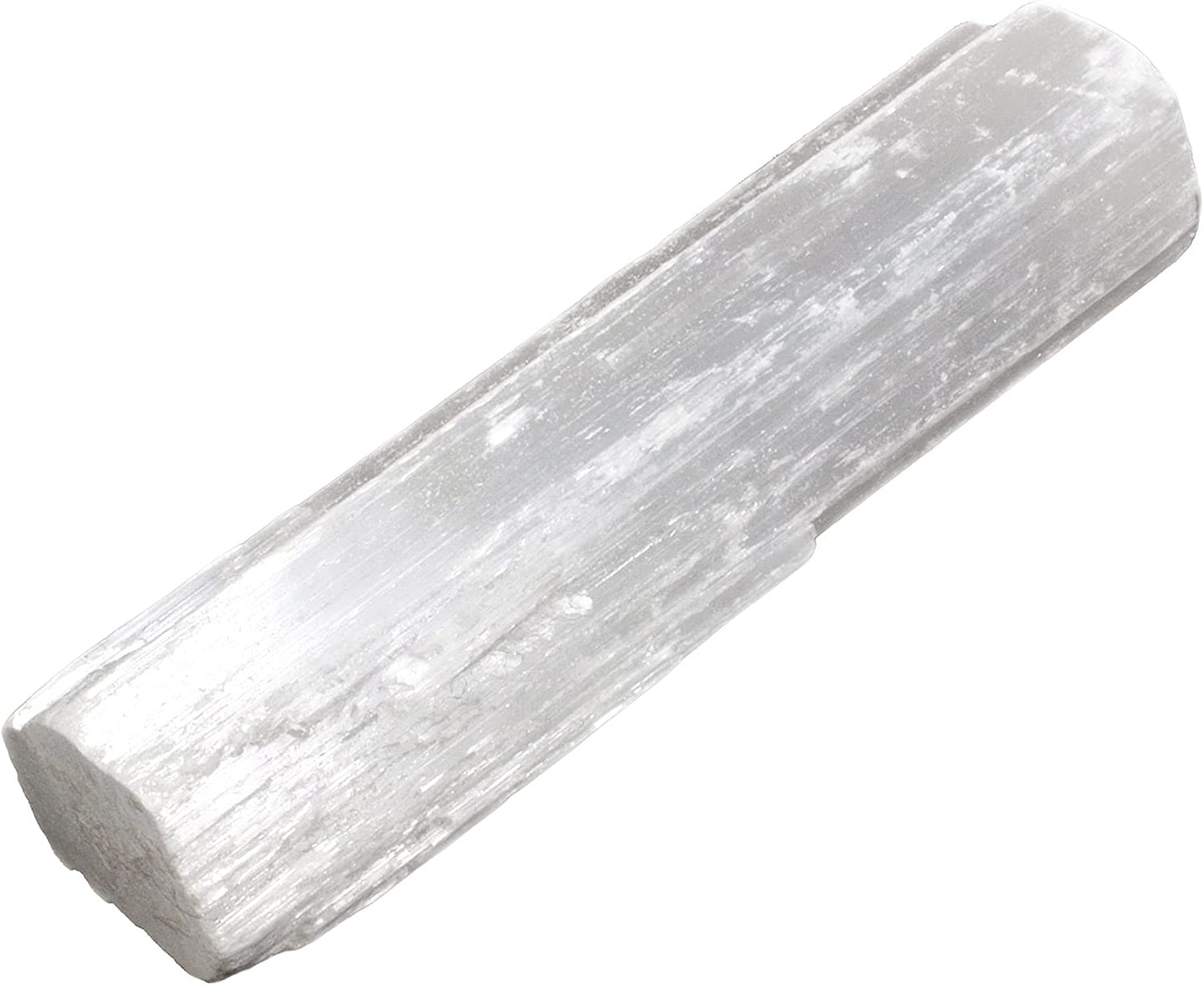 Bâton Sélénite Cristal Brut - Pierre Naturelle 7-10 cm