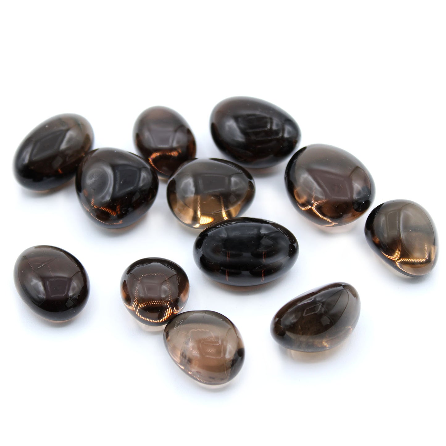 Tumble Stones - Quartz fumé irradié L