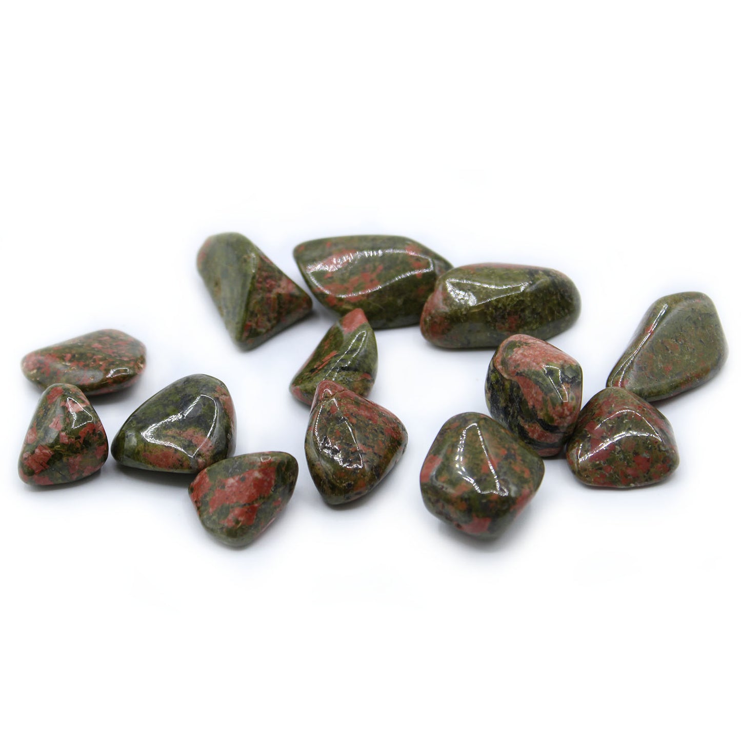 Larges Pierres Roulées - Unakite