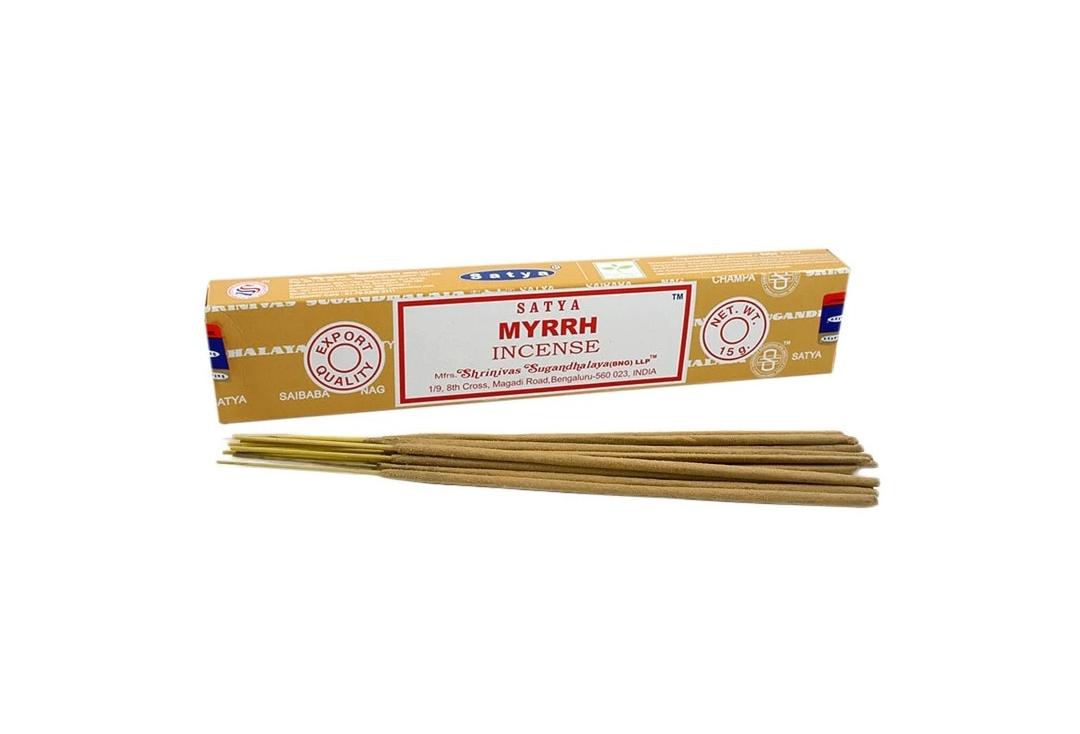 Bâtons d'Encens Satya 15g - Myrrhe