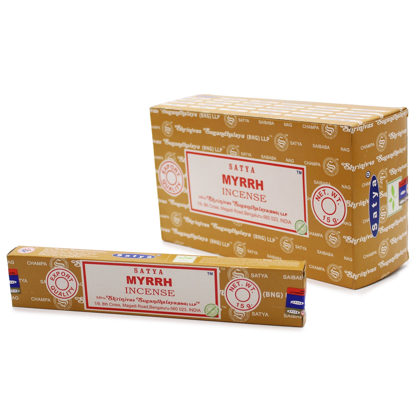 Bâtons d'Encens Satya 15g - Myrrhe