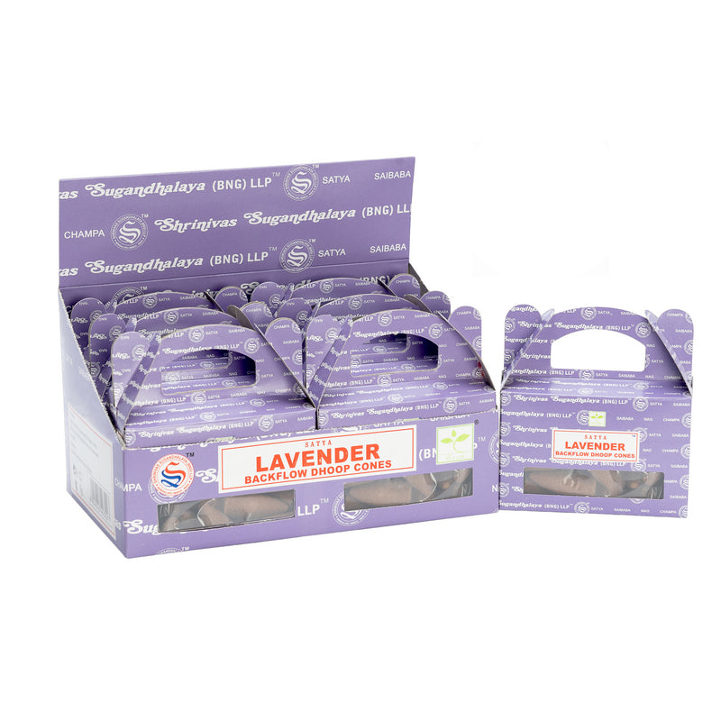 Boîte de 6 - Satya Lavande Cônes Refoulement