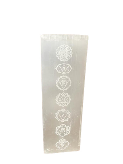 Lampe Bloc Sélénite 25cm - Lampe Chakra