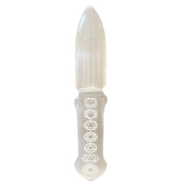 Couteau Rituel Sélénite - Chakra