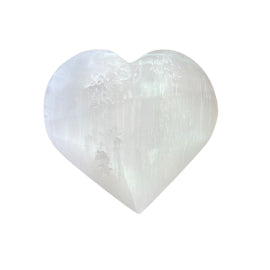 Coeur Sélénite - 10 cm