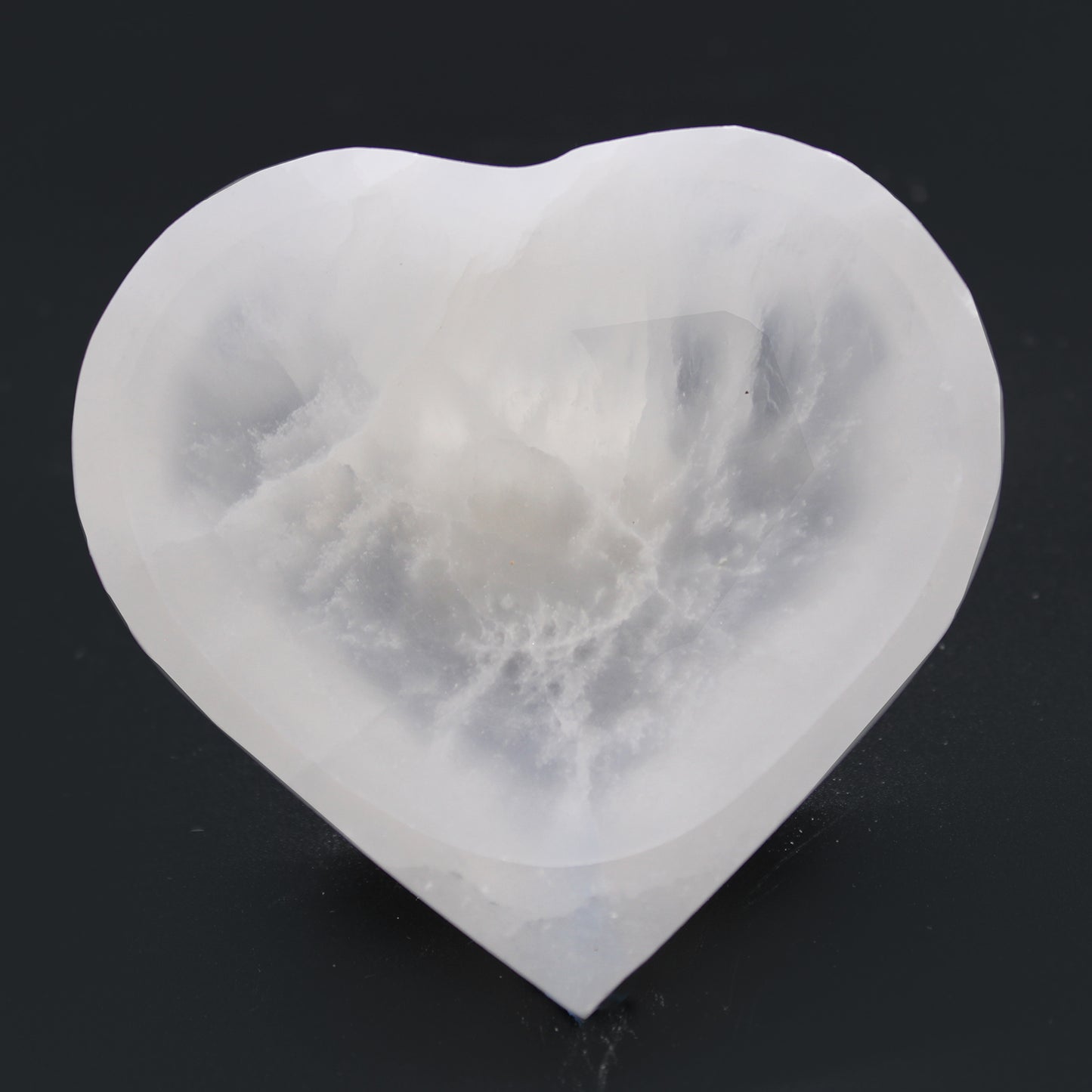 Bol Coeur Sélénite - 10cm