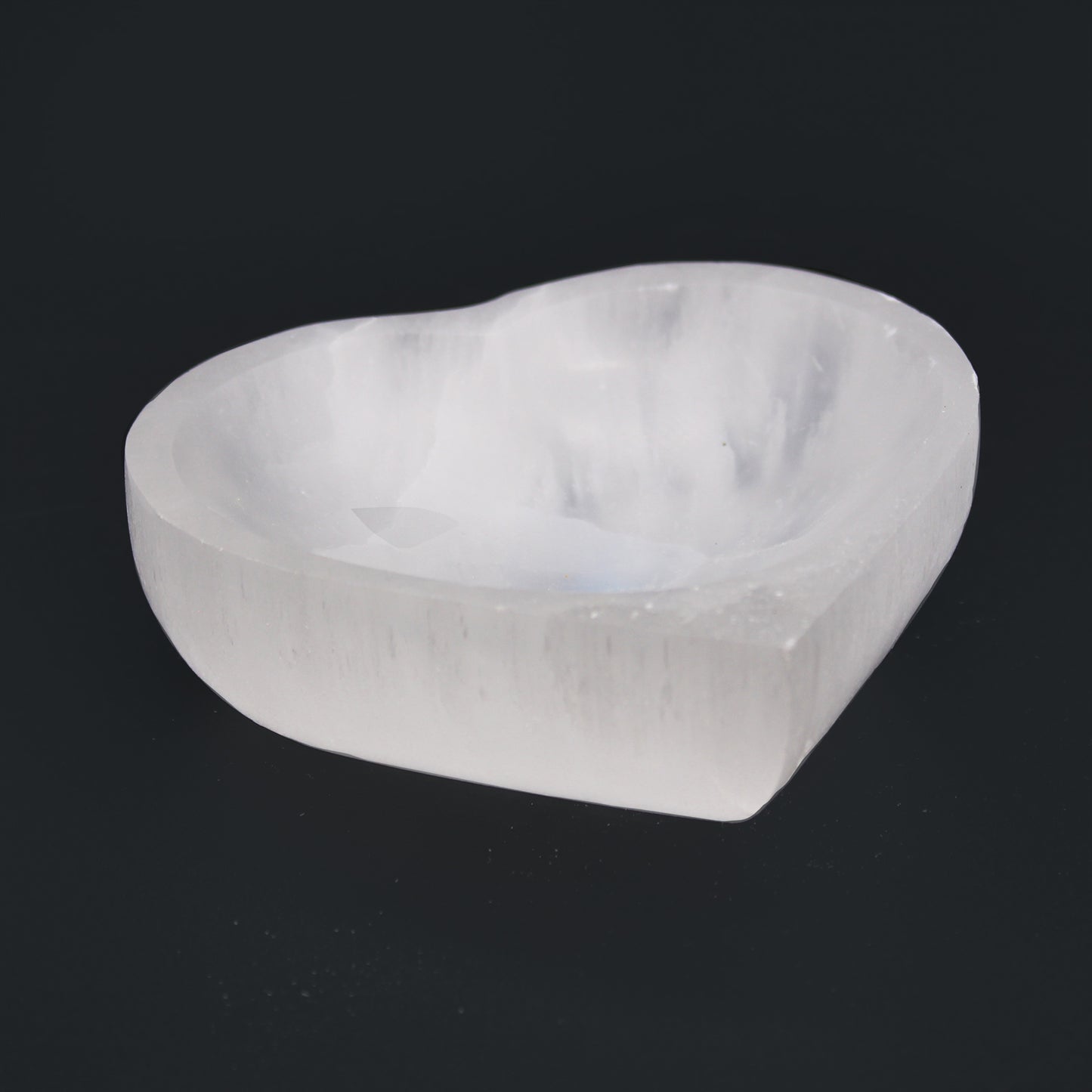 Bol Coeur Sélénite - 10cm