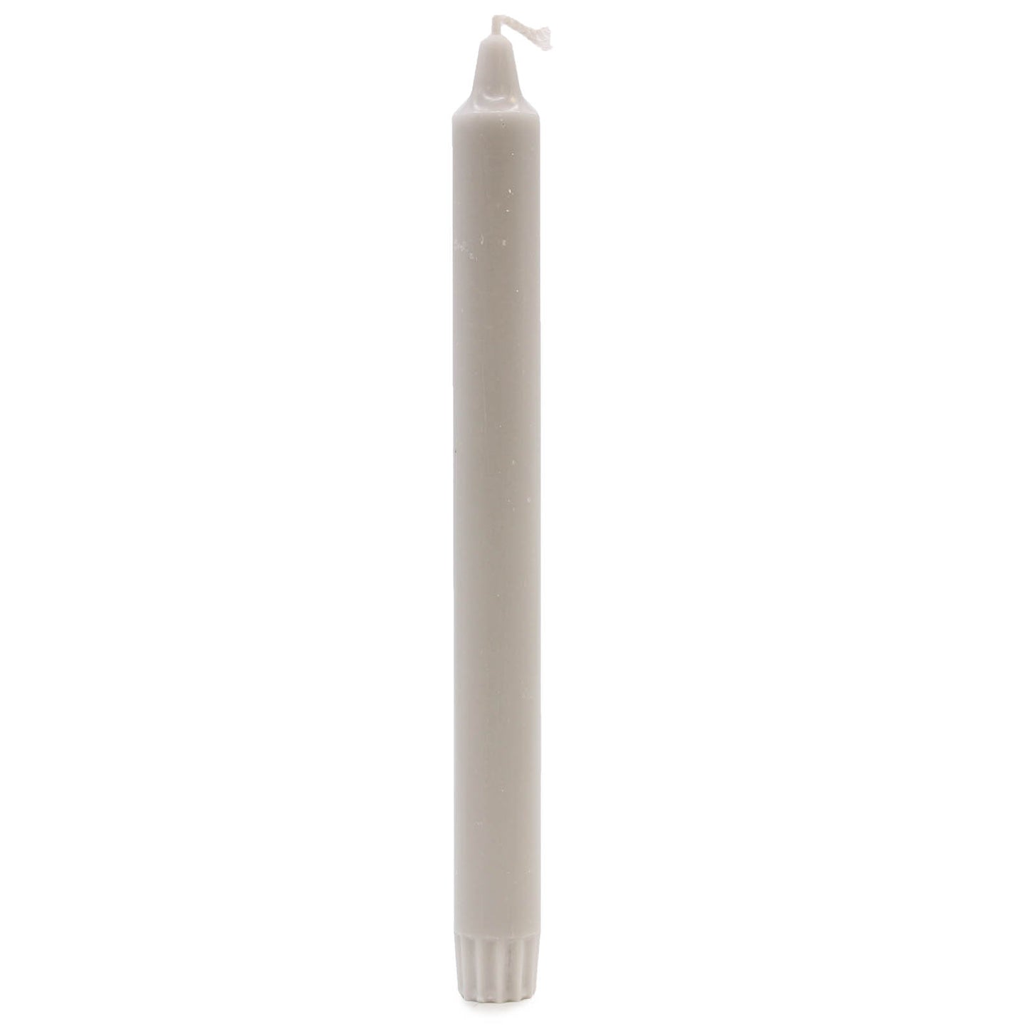 Bougie Dîner Pure Cire Naturelle 25x2,3 - Gris Argent