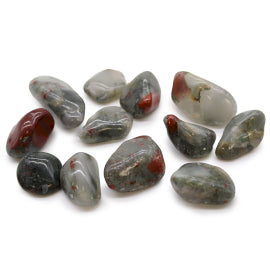 Pierres roulées Africaines moyennes - Bloodstone - Sephtonite