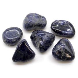 Grandes Pierres Roulées Africaines - Sodalite - Bleu Pur