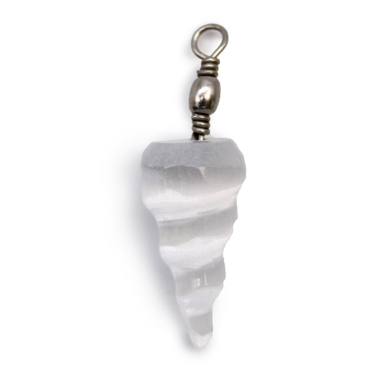 Pendentif Sélénite Spirale