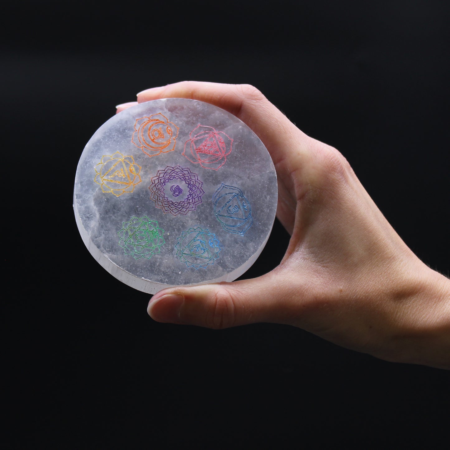 Petite Plaque de Recharge 8cm - Chakra Design - couleur
