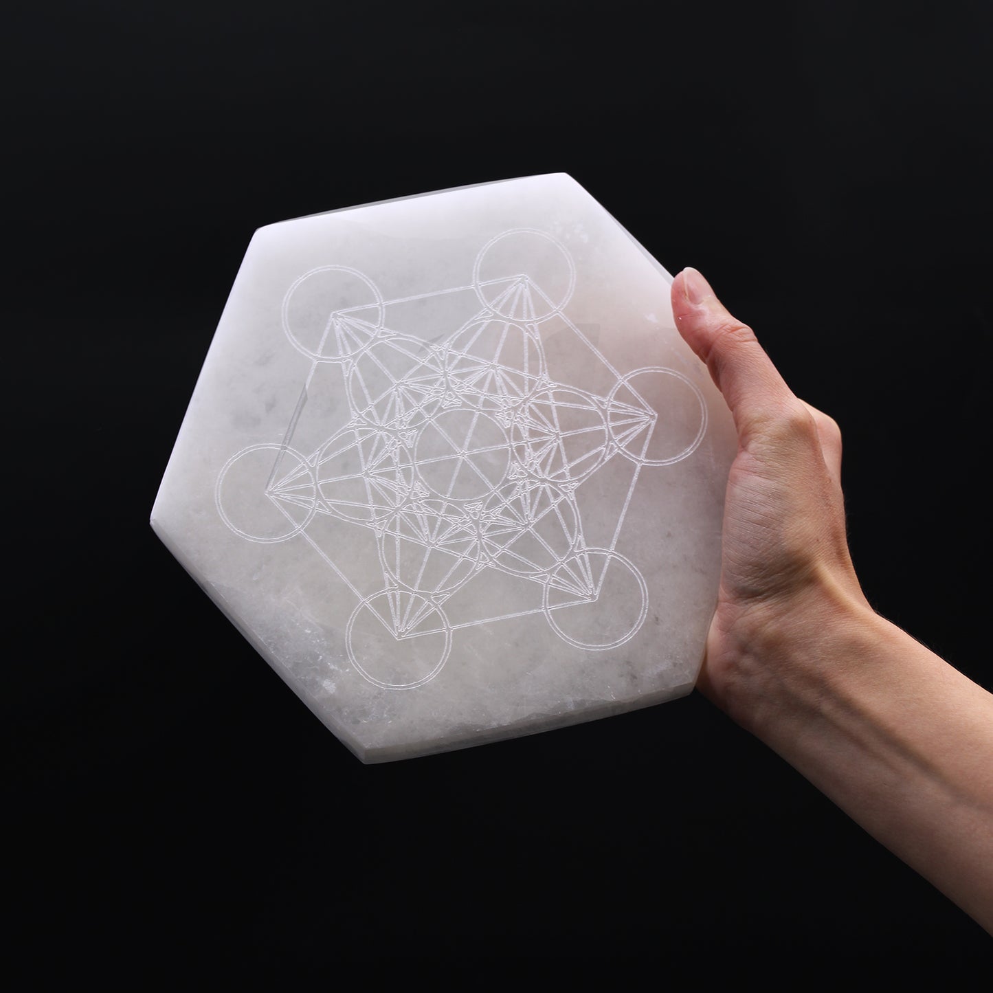 Grande Plaque de Charge Hexagonale 18cm - Direction & Décision