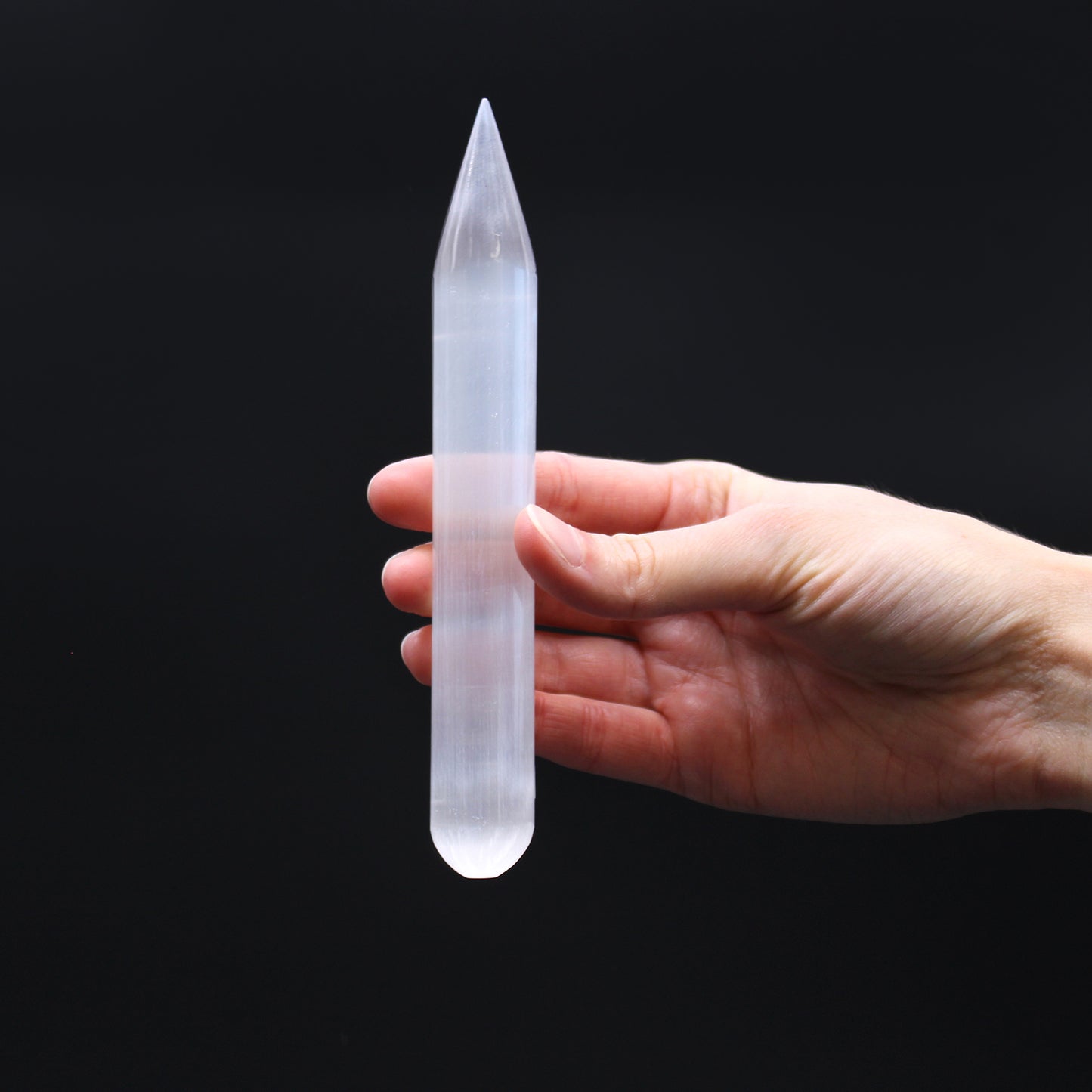 Baguette Sélénite Angulaire - 16 cm