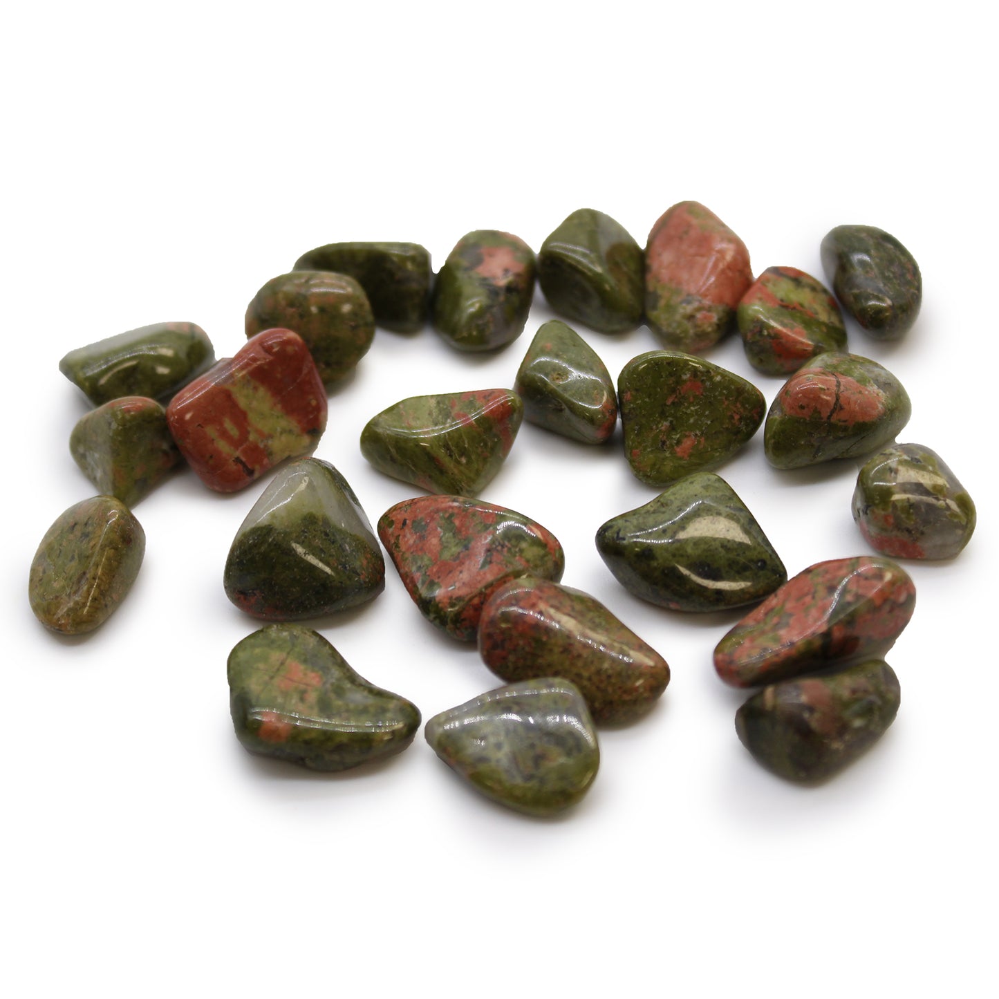 Petites Pierres Roulées Africaines - Unakite
