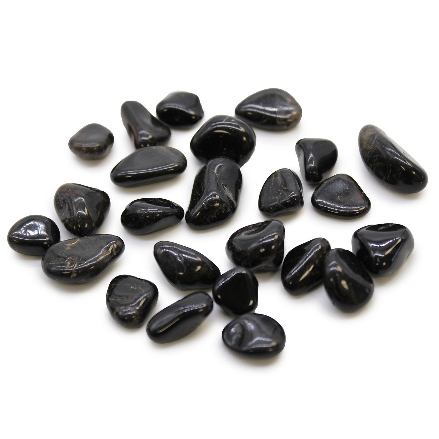 Petites Pierres Roulées Africaines - Onyx Noir