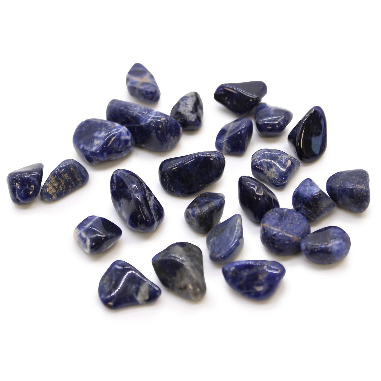 Petites Pierres Roulées Africaines - Sodalite - Bleu pur