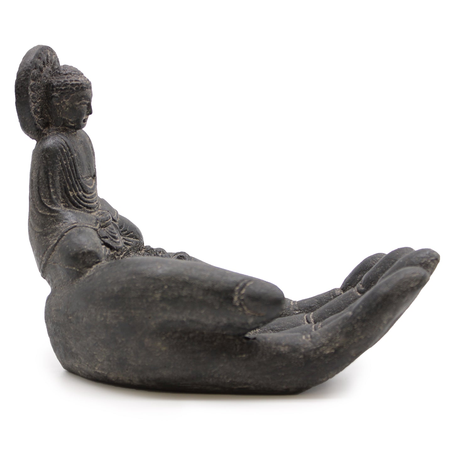 Brûleur d'Encens Bouddha & Main (noir)