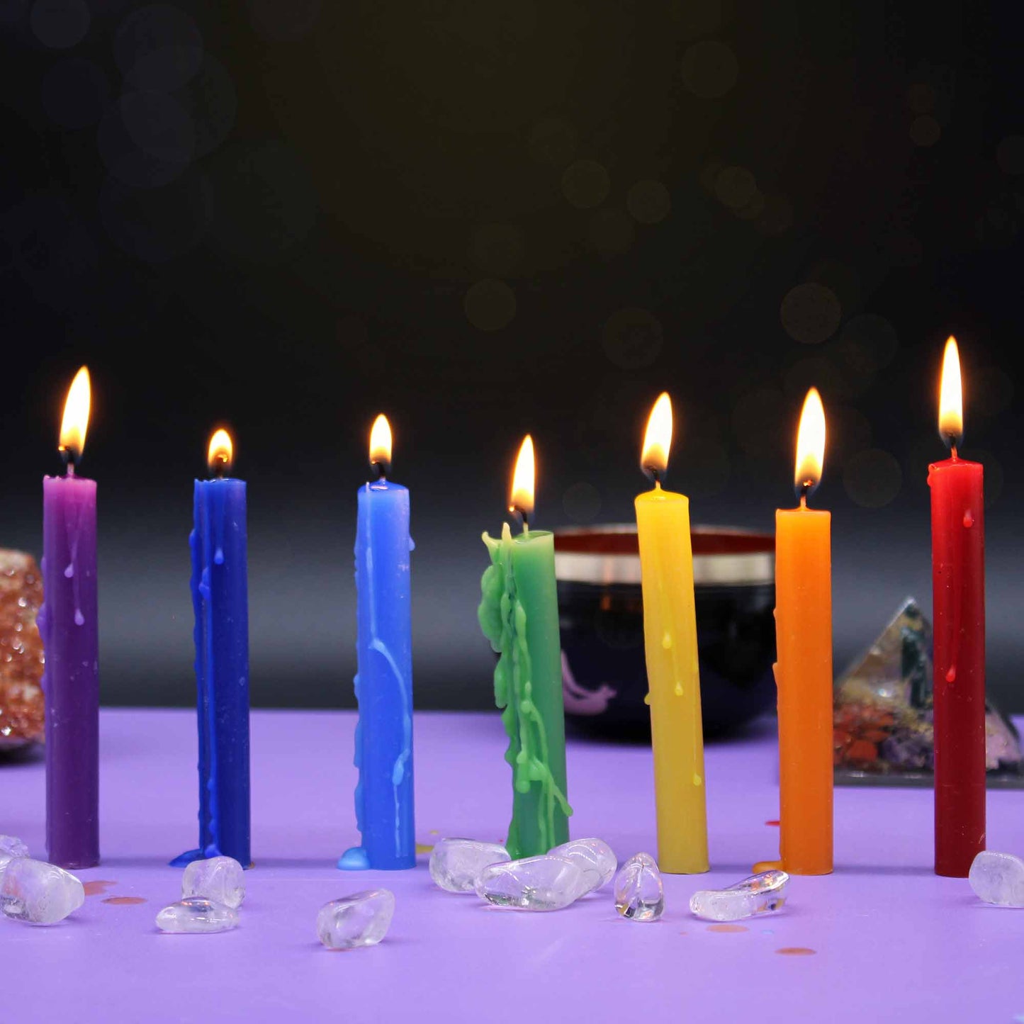 Lot de 10 Bougies de Sortilège - Bonne Energie