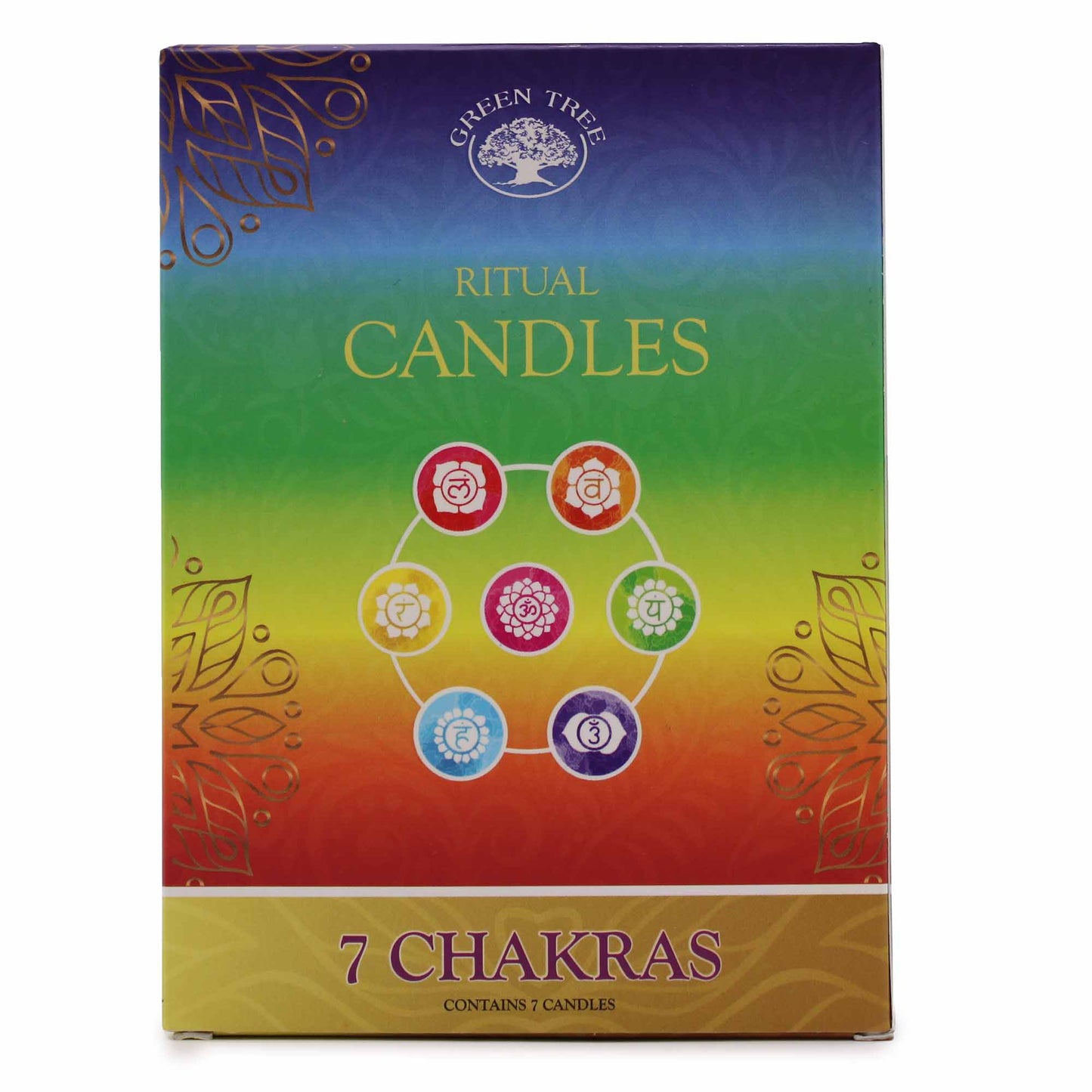 Lot de 7 Bougies de SortilĂšge - 7 Chakras