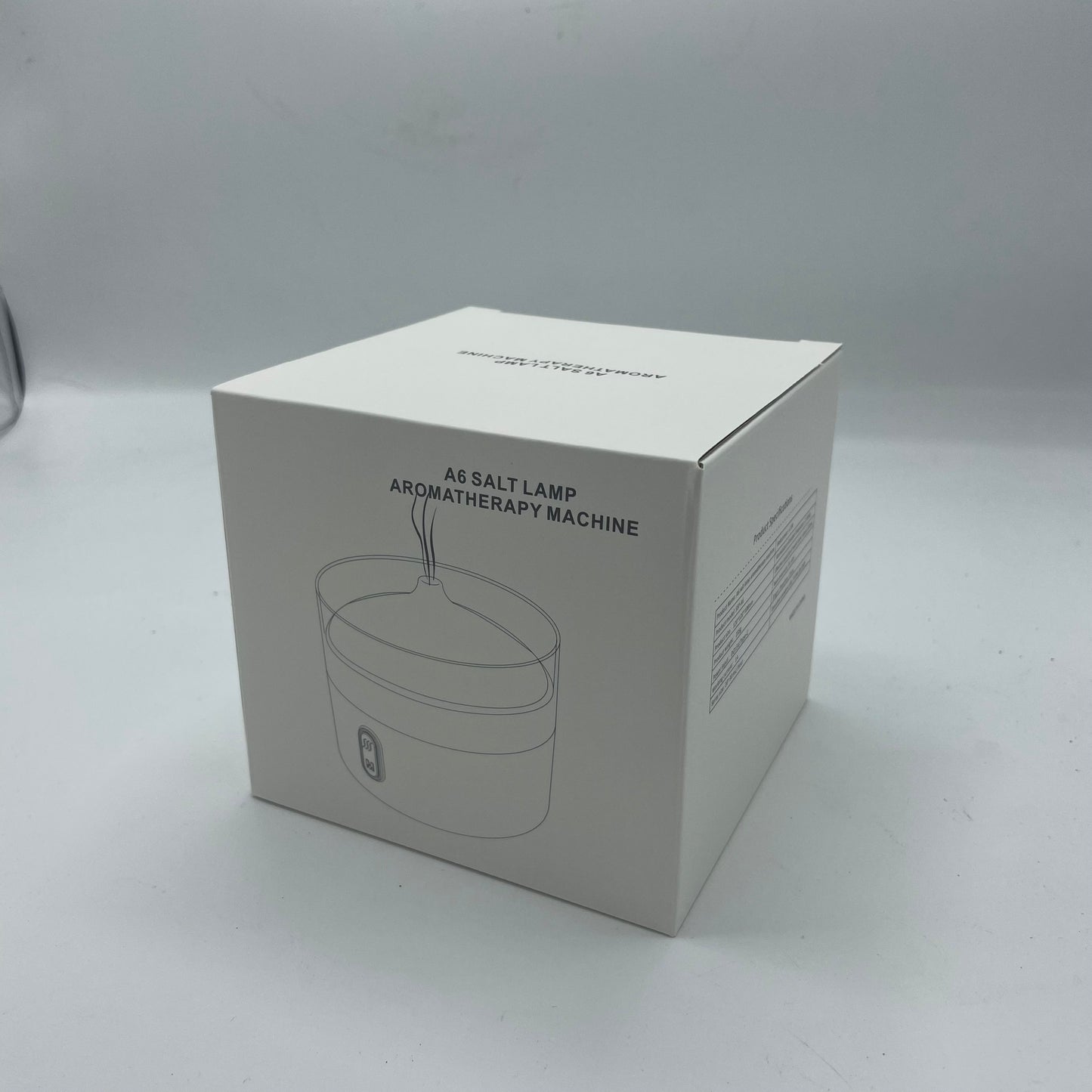 Diffuseur d'Arômes Sel de l'Himalaya - Veilleuse - USB-C - Effet Flamme (Sel inclus)