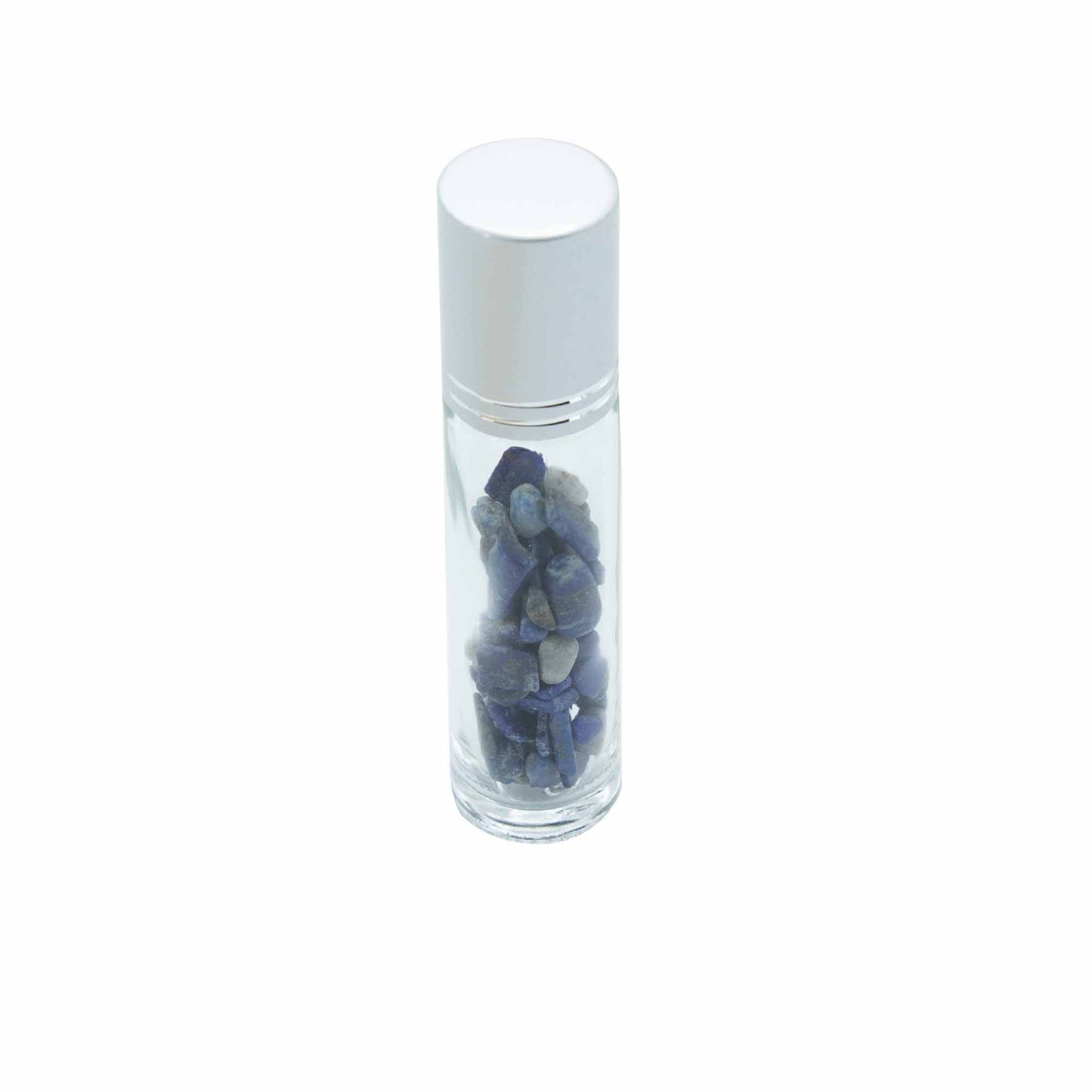 Flacon Roll-on Huile Essentielle & Pierres Précieuses - Sodalite - Bouchon Argenté