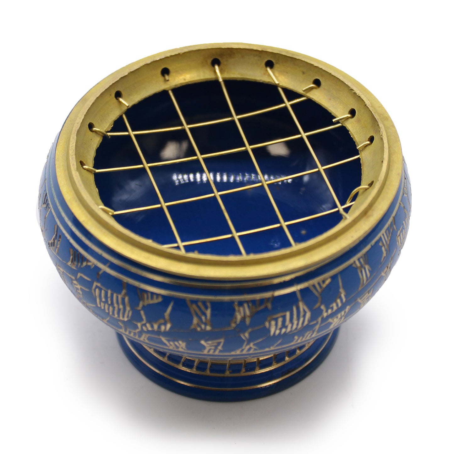 Grand Brûleur d'Encens pour Charbon de Bois - Chakra - Troisième Œil