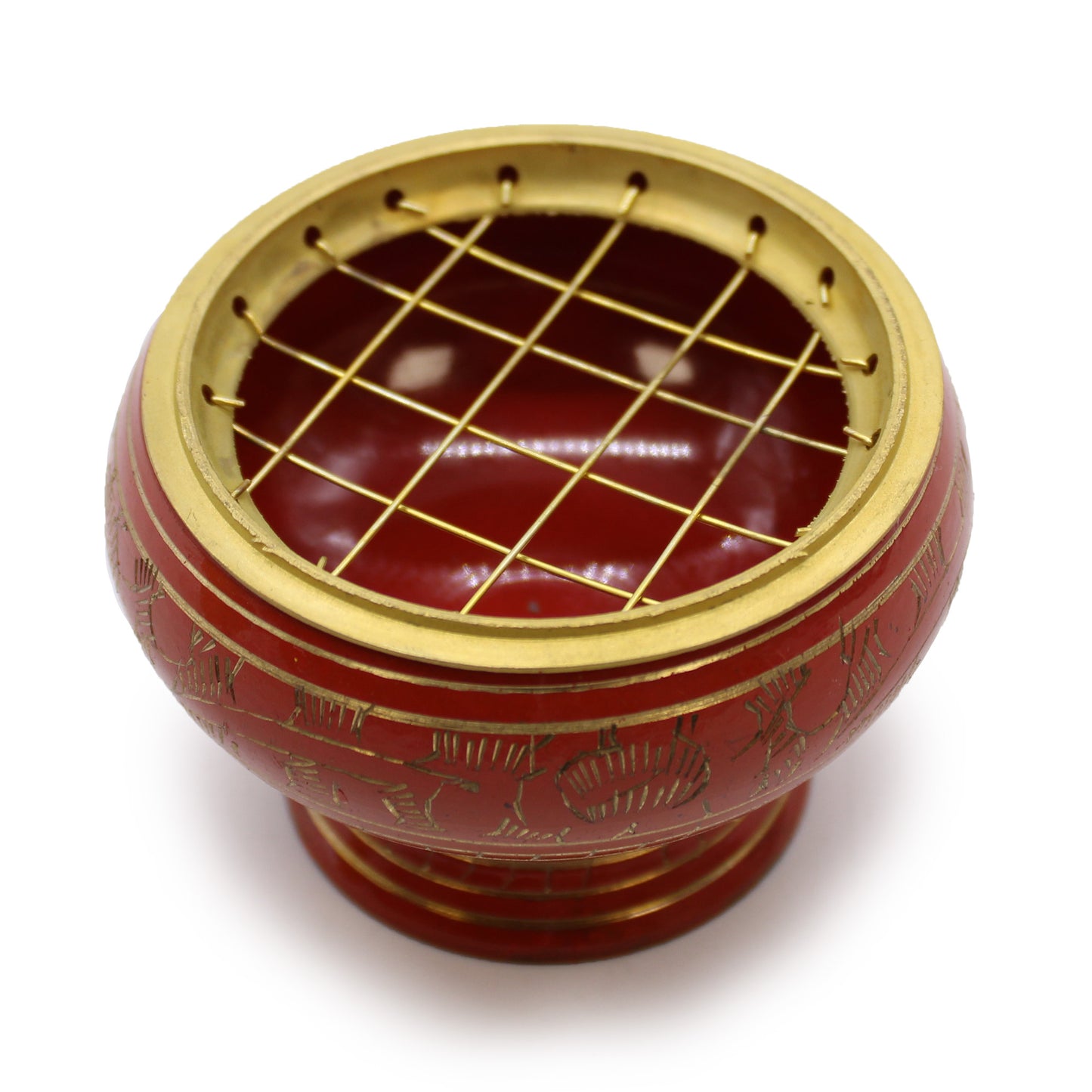 Grand Brûleur d'Encens pour Charbon de Bois - Chakra - Sacré